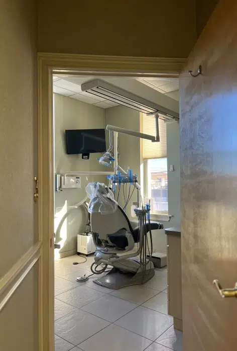 patients checkup room at duo dental group