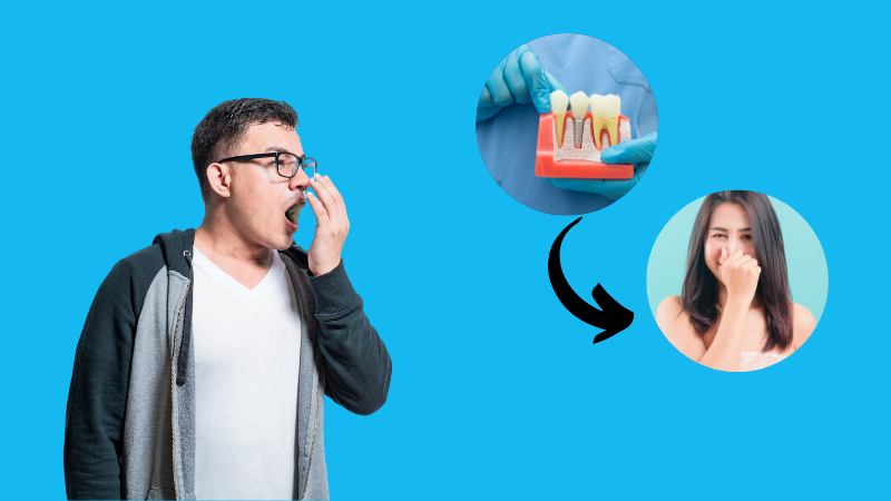 can a root canal cause bad breath