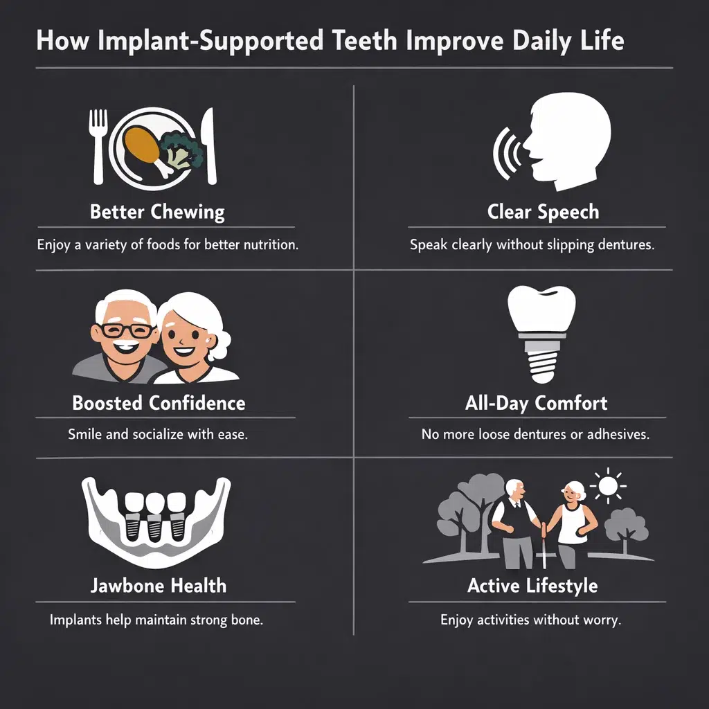 how dental implants boost daily life