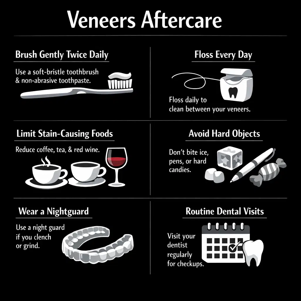 veneers aftercare